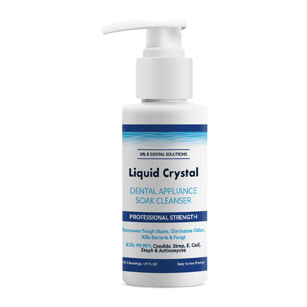 Dr. B Dental Solutions Travel Size Cleanadent Liquid Crystals Soak ...